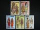 Kenya, 1987 Ceremonial Costumes Scott #403-407 MNH Cv. 18,00$ - Kenia (1963-...)