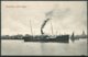 Denmark / Sweden Steamship OLUF BAGER Postcard. Boxed Frederikshavn PAQUEBOT + Goteborg FRA SVERRIG - Briefe U. Dokumente