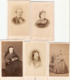 Joli Lot De 13 Photographies Par Pierre Petit à Paris, Mère Et Enfants, Portraits, Cdv Empire Vers 1860-1875 - Antiche (ante 1900)