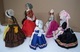 Poupée Folklorique De Région PETITCOLLIN Lot De 5 Poupées - Dolls