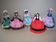 Poupée Folklorique De Région PETITCOLLIN Lot De 5 Poupées  PLASTIQUE - Dolls