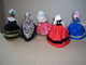 Poupée Folklorique De Région PETITCOLLIN Lot De 5 Poupées  PLASTIQUE - Dolls