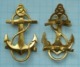 USSR Soviet Union Navy. Fleet.  Emblem Anchor On The Marine Uniform. - Divise