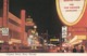 Reno NV - Virginia Street At Night Postcard - Reno