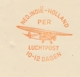 Nederlands Indië - 1930 - 12,5 Cent Wilhelmina Met Luchtpostreklame, Envelop G54b - Ongebruikt - Indes Néerlandaises