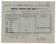 1945 YUGOSLAVIA, SERBIA, VETERINARY CARD, SWINE FEVER REPORT, MLADENOVAC TO BELGRADE - Service