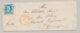 Nederland - 1862 - 5 Cent Willem III, 1e Emissie Op Omslag Van Onderdendam Naar Groningen - Brieven En Documenten