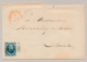 Nederland - 1866 - 5 Cent Willem III, 2e Emissie Op Omslag Lokaal Gebruikt Amsterdam - Brieven En Documenten