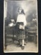 001 Romanian Young Girl Folk Costume, Traditional Costume, 1925 Autentic Photo Postcard - Rumania