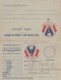 Carte Double En Franchise Militaire - 2 Drapeaux - Imp. Mendel Cité Waux Hall - Lettres & Documents