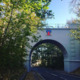 BRIDGE Denmark 1936 V.L.T.J. Railway Bus Parcel Eisenbahn Paketmarke Chemin De Fer Colis Train Brücke Pont Viaduct VLTJ - Bridges