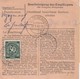 Paketkarte 1948: Traunstein N. Freilassing, Teisendorf Dringend, Nachsendung - Autres & Non Classés