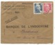 GANDON 10FR+3FR LETTRE AVION HUE INDOCHINE BPM418 1946 POUR BORDEAUX - 1921-1960: Période Moderne