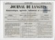 France Timbres Pour Journaux N°8 Sur Journal Entier 1869 - TB - Newspapers