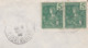 1908 - Enveloppe De Chaudoc, Cochinchine Vers St Gondon Par Poilly, Loiret, France - Affrt Paire De 5 C YT 27 Grasset - Lettres & Documents
