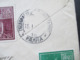 Delcampe - Niederlandisch Indie 1933 Luftpost Von Medan über Rom Nach Prag Rückseitig 3 Vignetten / Reklamemarken Wipa 1933 - Netherlands Indies