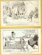 1921 Rare 10 Dessins De Presse Pub NESTLE Illust. Leandre Morin Matet Roubille Metivet Prejelan - 1900-1949