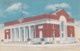 WAUKEGAN ILL - POST OFFICE US FLAG POSTCARD - Waukegan