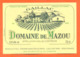 étiquette + Collerette De Vin De Bordeaux Gaillac Sec Domaine De Mazou Boyals Et Fils à Lisle Sur Tarn - 75 Cl - Gaillac