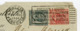 ITALIE Yt N° 104+77 Obli. FLAMME "VENEZIA 1920" SUR DEVANT DE LETTRE POUR LA FRANCE (CHARMEIL > LONS-LE-SAUNIER) - - Poststempel