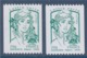 = Marianne Et La Jeunesse Ciappa Kawena 2 Roulettes N°4778 Verso Blanc (119) Et Plutôt Jaunâtre (308) - Coil Stamps