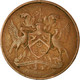 Monnaie, TRINIDAD & TOBAGO, 5 Cents, 1966, Franklin Mint, TTB, Bronze, KM:2 - Trinidad & Tobago