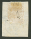 CHINE : 16 Cents S/ 25c Surcharge Noire (n°22A) Obl. PEKIN Sur Fragment. Cote 8000€. Certificats ROUMET (1971) & SCHELLE - Autres & Non Classés