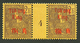 TCHONG-KING : Paire 2F (n°62) Avec MILLESIME 4 Neuf (1 Ex. ** Et 1 Ex. *). Trés Rare. Tirage = 98. Cote DALLAY = 1000€.  - Otros & Sin Clasificación