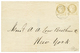 INDOCHINE : 1877 COLONIES GENERALES Magnifique Paire Du 4c CERES (n°16) Obl. COCHINCHINE SAIGON Sur Lettre Pour NEW YORK - Altri & Non Classificati