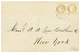 INDOCHINE : 1877 COLONIES GENERALES Magnifique Paire Du 4c CERES (n°16) Obl. COCHINCHINE SAIGON Sur Lettre Pour NEW YORK - Other & Unclassified