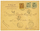 1897 75c(n°20) + 1F(n°21)x2 Obl. TANANARIVE Sur Enveloppe RECOM. Pour LYON. Affrt RARE. TTB. - Other & Unclassified