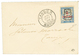 MAROC : 1903 5c S/ 5c (n°18) Obl. P.P + TANGER MAROC Sur Enveloppe Locale. Cote Timbre Détaché = 1300€. Signé CALVES + C - Other & Unclassified