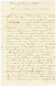 1852 10c CERES Bistre Verdâtre (n°1b) TB Margé Obl. PC 2527 + T.13 PONTARLIER Sur Lettre Avec Texte Datée "ORNANS". Trés - 1849-1850 Ceres