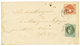 1871 1c BORDEAUX (n°39) + 2c BORDEAUX (n°40) Obl. T.17 TOULOUSE Sur Bande D' IMPRIME Pour MARIGNAC. Les Timbres Sont Sup - 1870 Bordeaux Printing
