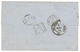 "MIXTE 2 émissions De Même Valeur Et Couleur" : 1871 20c EMPIRE (n°29) + 20c BORDEAUX (n°46) Obl. GC 860 + T.16 CALAIS S - 1870 Bordeaux Printing