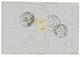 1872 25c CERES Variété Spectaculaire De DENTELURE DECALEE + 15c (n°59) Sur Lettre De BELLEY. RARE. TTB. - 1871-1875 Ceres