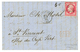 " ILES Du CAP VERT - Paquebot ESTRAMADURE" : 1861 80c(n°17) TTB Margé Sur Lettre De BORDEAUX Pour ST VINCENT (ILES Du CA - Maritime Post
