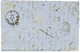 1863 40c (n°23)x2 Obl. PHASE 30 Janv + 3 Renversé Sur Lettre De SMYRNE Pour L' ITALIE. RARE. Superbe. - Schiffspost