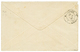 RHODES : 1864 10c + 40c Obl. GC 5094 + RHODES TURQUIE Sur Enveloppe Pour La FRANCE. Superbe. - Other & Unclassified