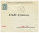 "Type SEMEUSE De FRANCE Utilisé à RHODES" : 1923 FRANCE 50c Semeuse Obl. RHODES TURQUIE D' ASIE Sur Envelope Commerciale - Sonstige & Ohne Zuordnung