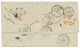 "ASSINIE" : 1857 GB/1F60 + TROUVE A LA BOITE + Taxe 30 D.T Sur Lettre Avec Texte De DIXCOVE ( GOLD COAST ) Pour La FRANC - Sonstige & Ohne Zuordnung