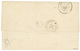 1872 Paire 5c EMPIRE(n°8) Pd + 40c CERES (n°13) Obl. Sur Lettre Pour BORDEAUX. Certificat PHILATELIC FOUNDATION (1980).  - Other & Unclassified