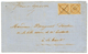 1864 Paire 10c AIGLE Obl. Plume + Marque Manuscrite "STE MARIE 12 Septembre 1864" Sur Lettre Pour LA TRINITE. Trés Rare  - Sonstige & Ohne Zuordnung