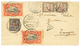 1900 10c S/ 10c Obl. MAZAGAN + POSTE LOCALE 5c (x2) Obl. BRUDO Sur Enveloppe Pour TANGER Taxée Avec Timbres-Taxe Du MARO - Other & Unclassified