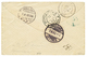 "BOURAIL" : 1883 CG 25c Obl. Cachet TELEGRAPHIQUE BOURAIL Sur Env. Pour PARIS Redirigée En SUISSE. Superbe. - Other & Unclassified