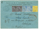 1885 CG 10c (x2) Pd + 15c (x2) + 25c Obl. ST PIERRE ET MIQUELON Sur Enveloppe RECOMMANDEE Pour L' ANGLETERRE. TTB. - Sonstige & Ohne Zuordnung