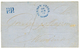 ARGENTINA : 1857 BUENOS AYRES + P.P In Blue On Cover To MONTEVIDEO. GREAT RARITY Of Superb Quality. MOORHOUSE Certificat - Autres & Non Classés
