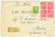 "SANTI QUARANTA" : 1914 5c + 10c Block Of 4 Canc. SANTI QUARANTA On REGISTERED Envelope To GORIZIA. RARE. Superb. - Eastern Austria