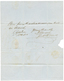 CAPE OF GOOD HOPE : 1850 Superb Crown GENERAL POST OFFICE CAPETOWN On Entire Letter To LONDON. Rare In This Quality. - Cabo De Buena Esperanza (1853-1904)