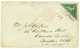 CAPE OF GOOD HOPE : 1864 1 SHILLING Deep DARK Green (just Touched) On Envelope From CAPE-TOWN To ENGLAND. Vf. - Kap Der Guten Hoffnung (1853-1904)